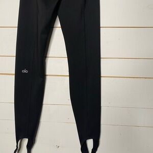 ALO Jet Black High-Waist Leggings